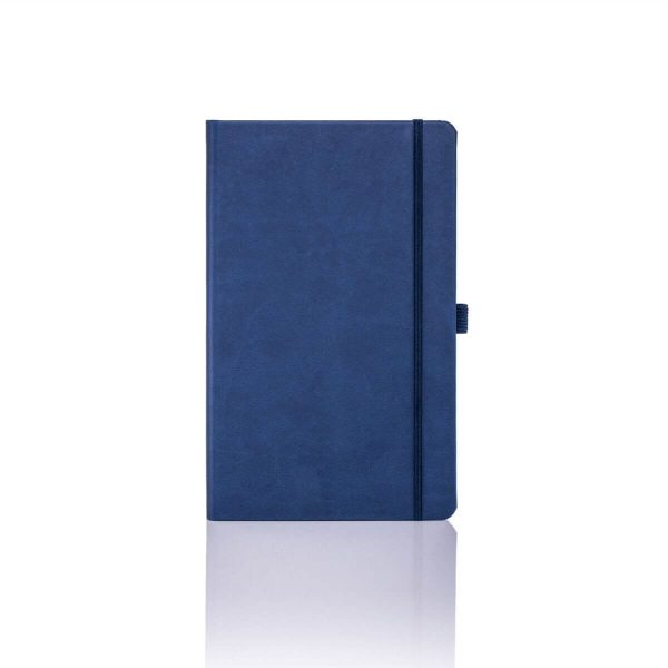 Castelli Medium Ivory Tucson Notebook Blue - Totally Branded