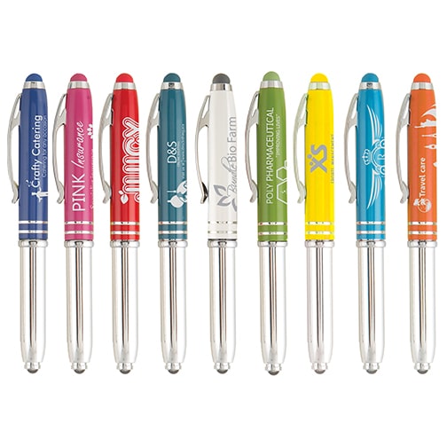 Branded Torch Light Pens with logo