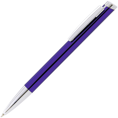 Click Click Ball Pen Purple - Totally Branded