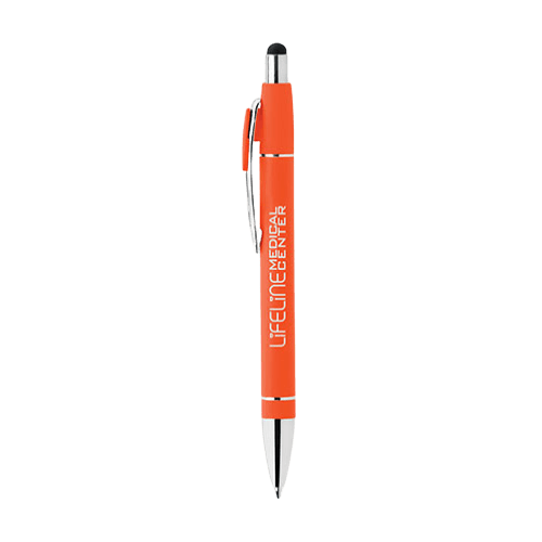 Marquise Softy Stylus Pen Orange - Totally Branded
