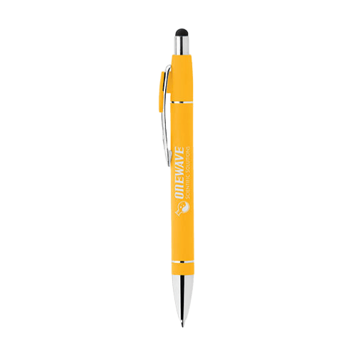 Marquise Softy Stylus Pen Yellow - Totally Branded