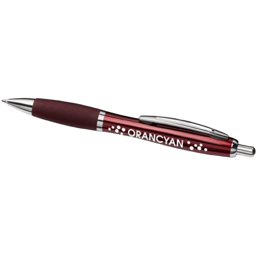 Curvy Metal Ball Pen Branded - Totally Branded