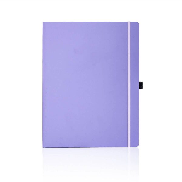 Lilac Branded Notebook personalised with company logo