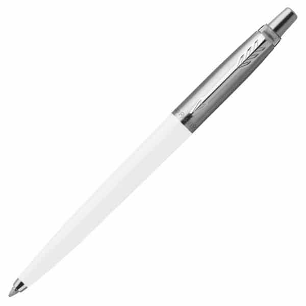 Promotional Parker Jotter Ballpoint Pens in White