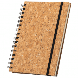 Wire Bound Cork Notebook